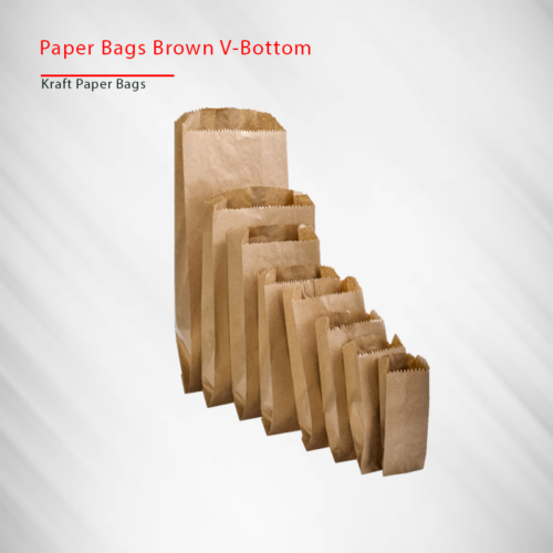 Paper Bag Brown V-Bottom