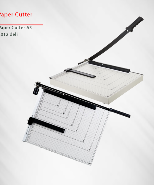 Paper Cutter A3 Metal Base قاطعة ورق بقاعدة معدنية Type : Metal Base Brand : Deli Model : 8012