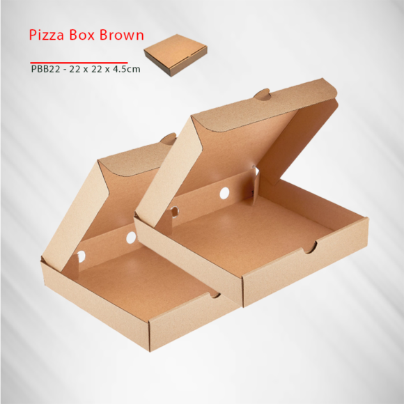 pizza box brown PBB22