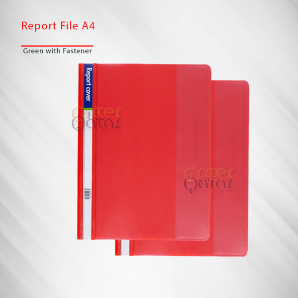 report file a4 red