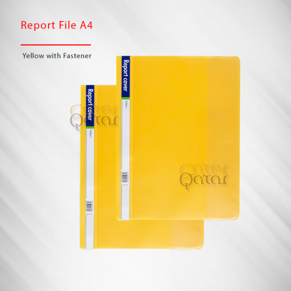 report file a4 yellow