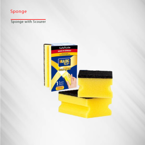 Sponge with Scourer Maog الاسفنج مع الفراكة