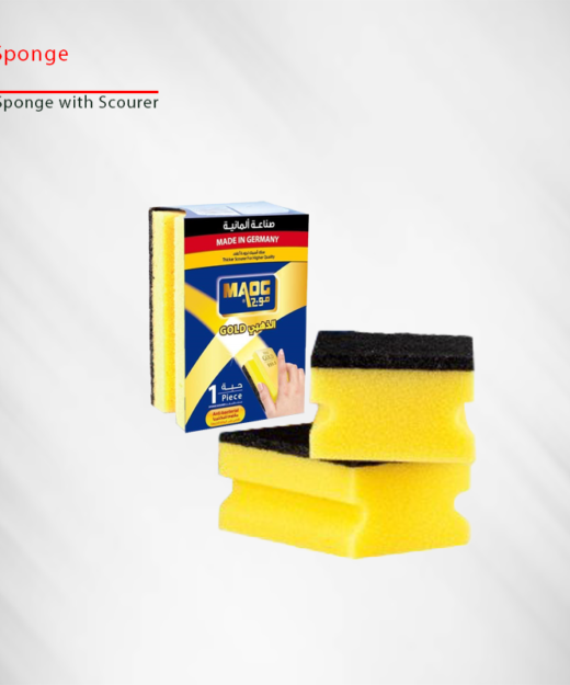 Sponge with Scourer Maog الاسفنج مع الفراكة