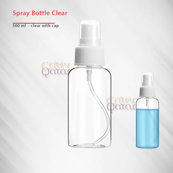 spray bottle 500ml clear