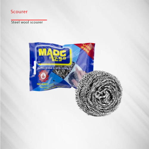 Steel Wool Scourer Maog 1 وسادة من الصوف الصلب