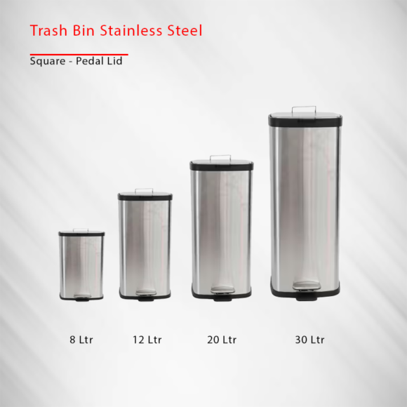 trash bin Steel square