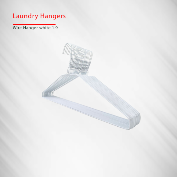 wire hanger white 1.9