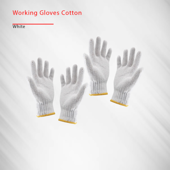 working gloves white cotton