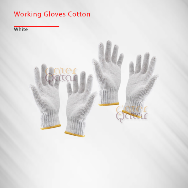 working gloves white cotton