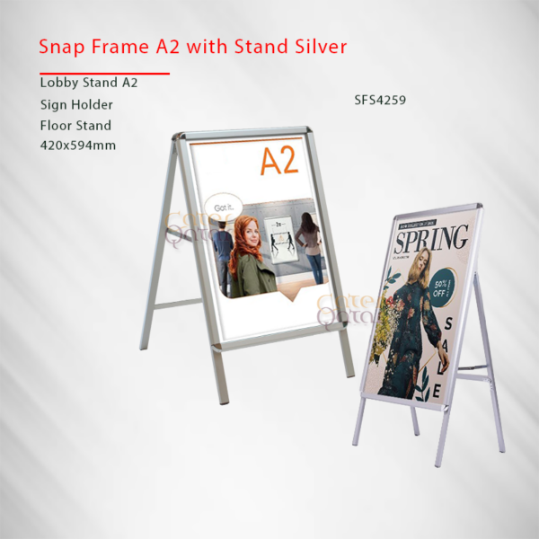 Floor Stand for Poster A2 www.caterqatar.com