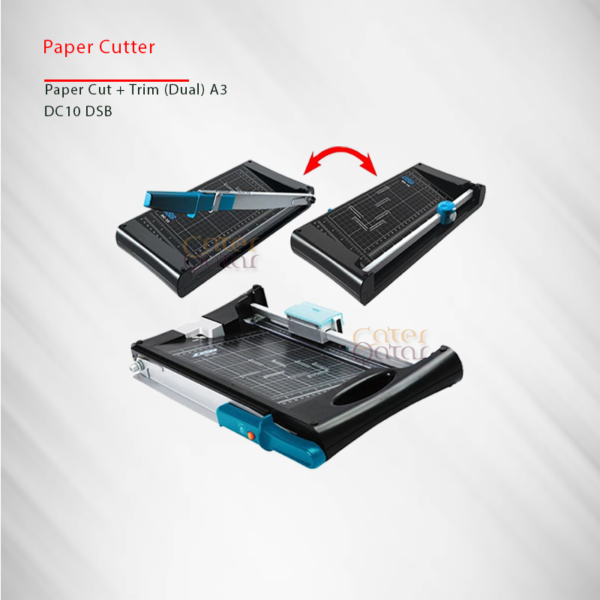 Paper Cutter A3 Dual DC-20 قاطعة ورق مزدوجة وأداة تشذيب