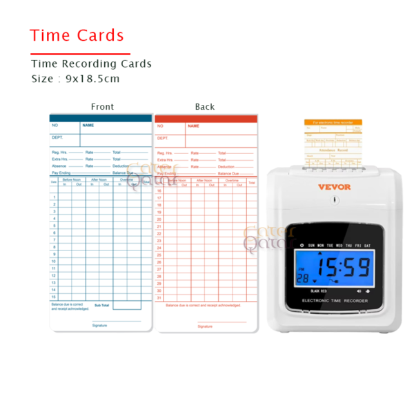 time record cards www.caterqatar.com