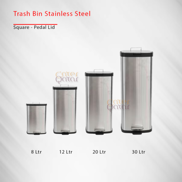 trash bin Steel square