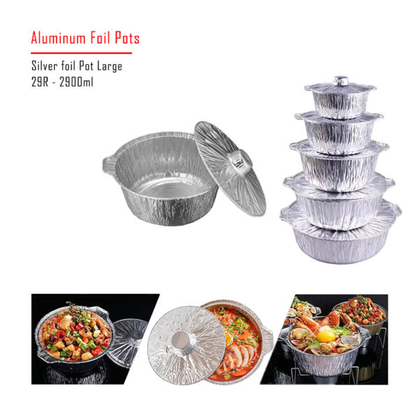 Aluminum Foil Pots Round - Image 4