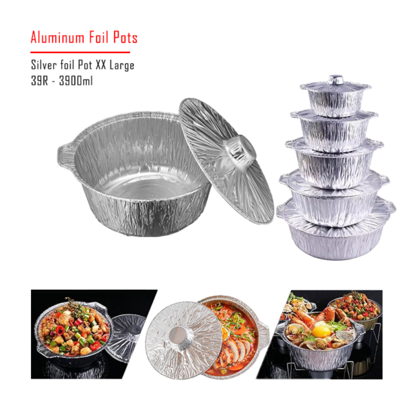 Aluminum Foil Pots Round - Image 6