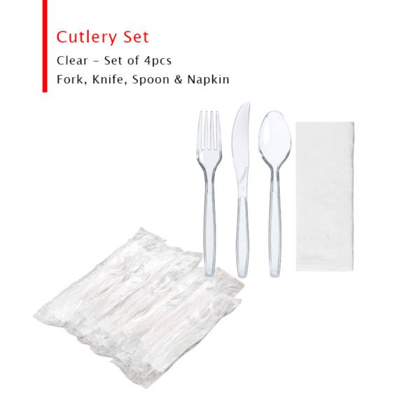 cutlery set Clear Qatar