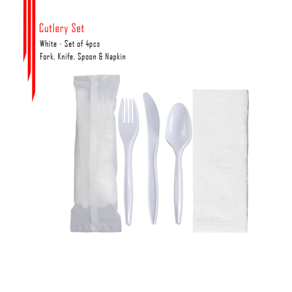 Cutlery Set White Qatar