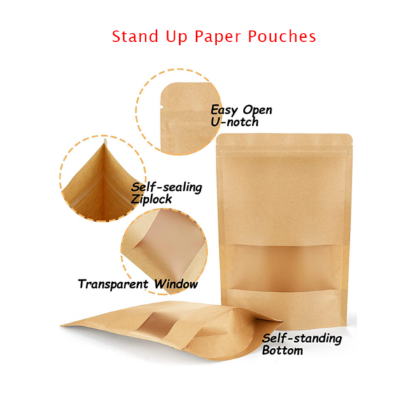Paper Pouch Brown Qatar