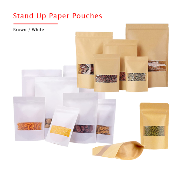Paper Pouch White Qatar