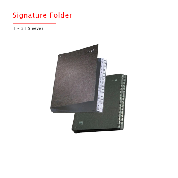 signature folder