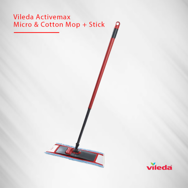 Micro Cotton Flat Mop Active Max Vileda in Qatar