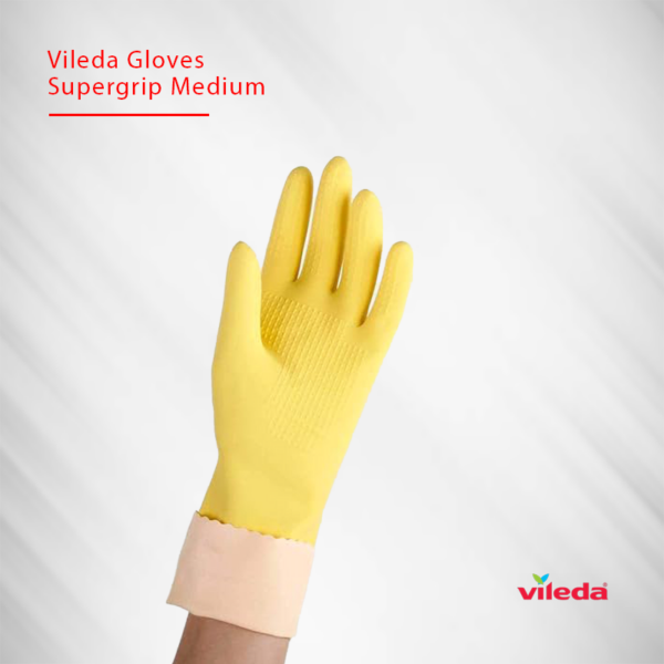 Rubber Gloves Super Grip Vileda in Qatar