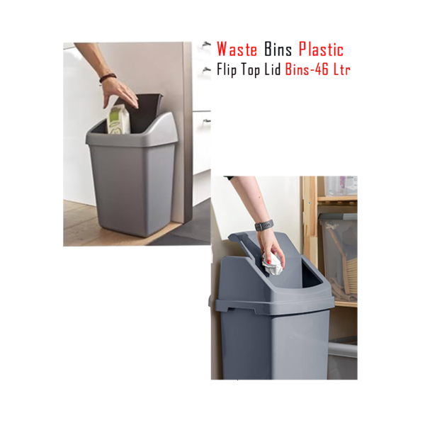 Waste bin with Flip Top lid in Qatar