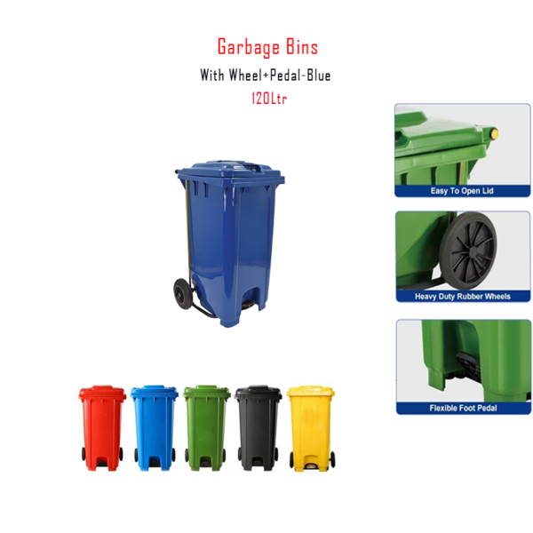 Rubbish bin in Qatar