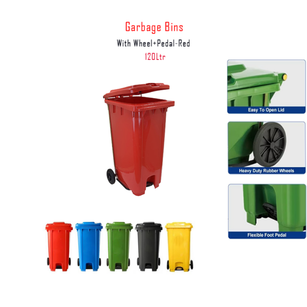 Rubbish bin in Qatar