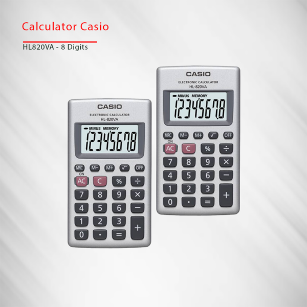 CALCULATOR 8dts HL820VA CASIO in Qatar