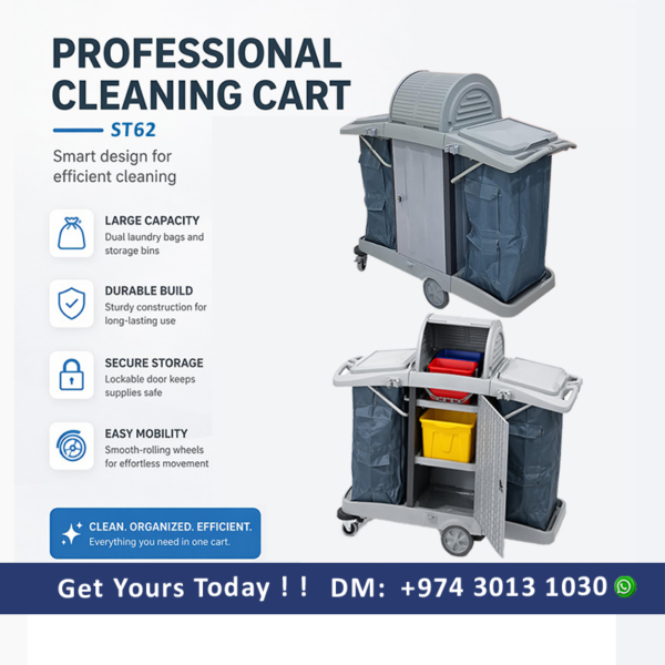 cleaning cart in qatar