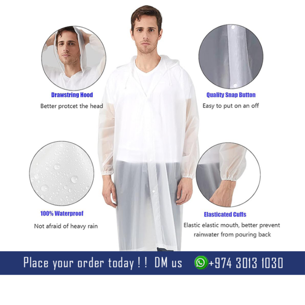 Raincoat in Qatar