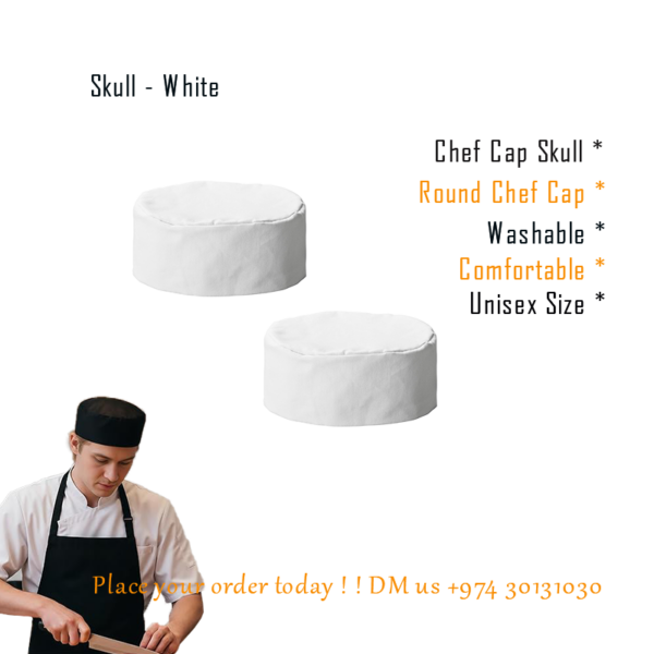chef hat Round in qatar