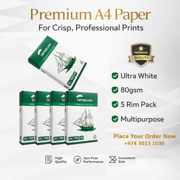 copy paper A4 in Qatar