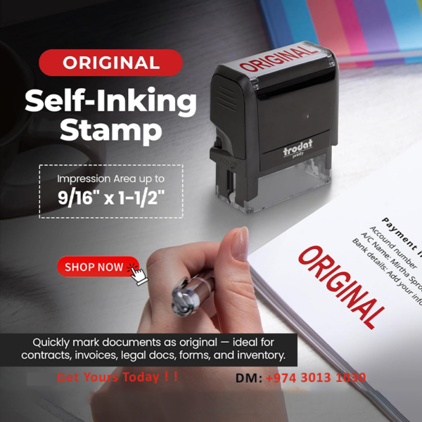 stamp ORIGINAL in Qatar