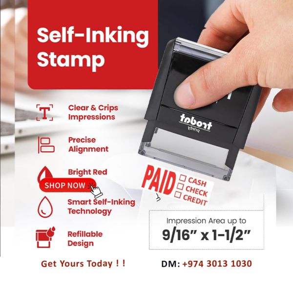 stamp PAID in Qatar