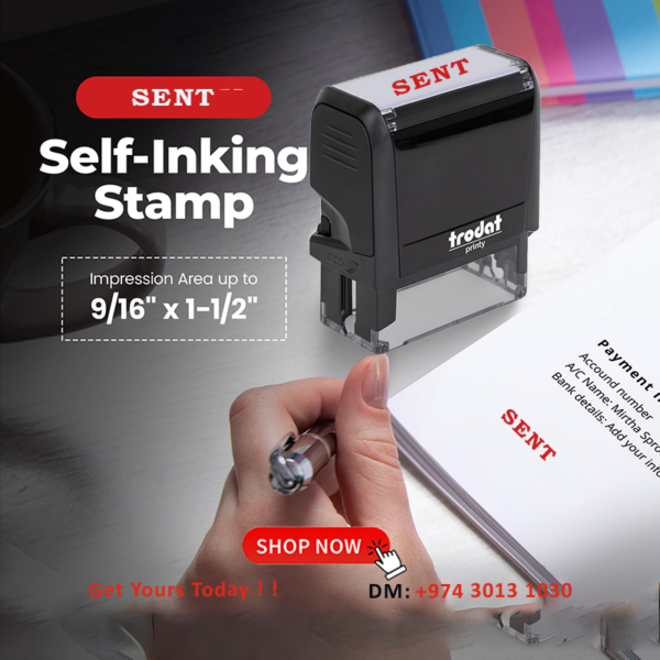 stamp SENT in Qatar