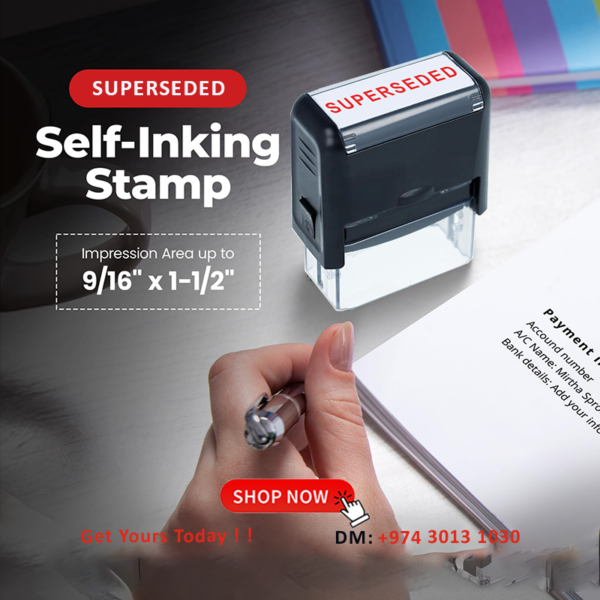 stamp SUPERSEDED in Qatar