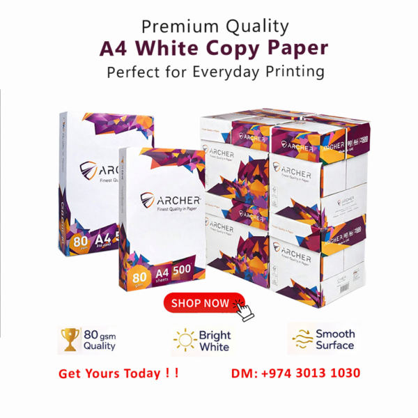 copy paper A4 in Qatar