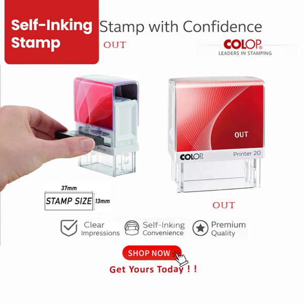 OUT Self inking Stamp in Qatar
