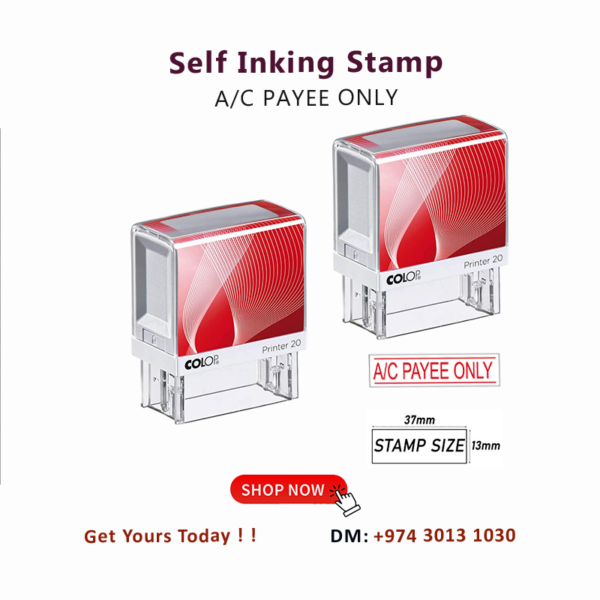 A/C PAyee Self inking Stamp in Qatar