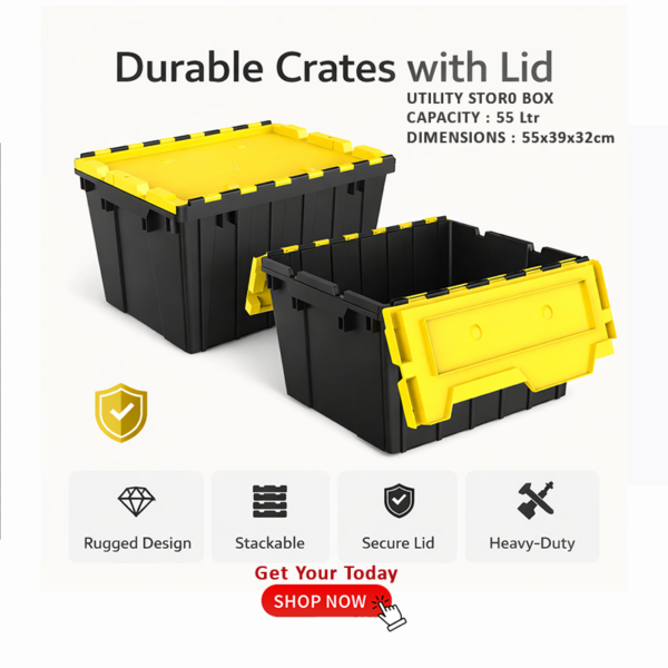 Storage Box with Lid in Qatar