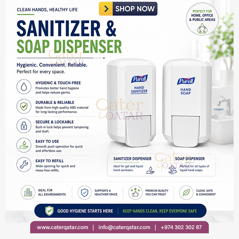 Soap and Sanitizer Dispenser Purell in Qatar